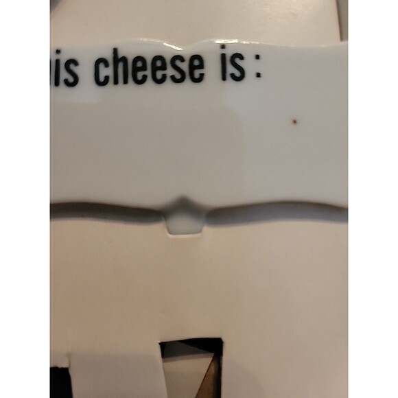 4 Vtg Shafford Cheese Markers Porcelain Party Charcuterie - Picture 7 of 7